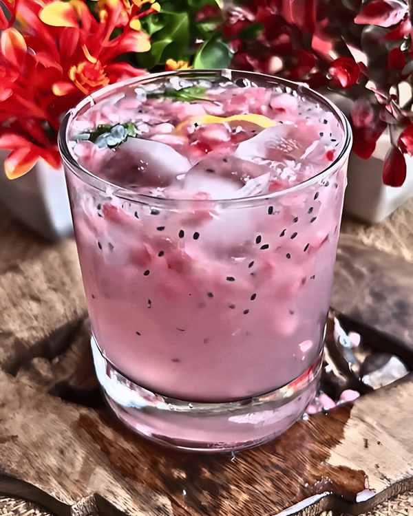 Minty Pom Pop Mocktail recipe