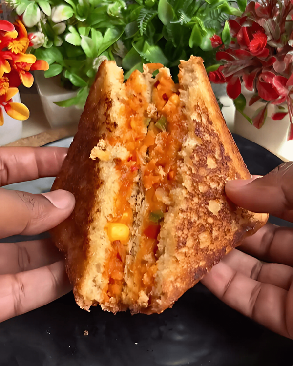 Schezwan Sandwich recipe