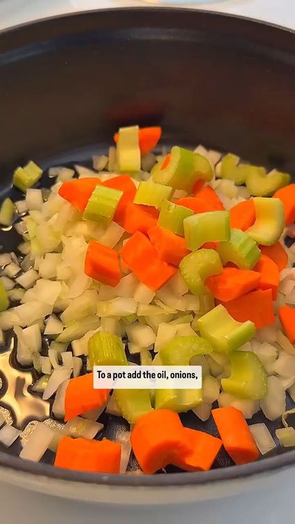 Step 1.1: In a large pot, sauté the onion, garlic, bell pepper, and carrots until softened