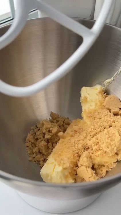 Step 1.1: In a stand mixer, add the butter and golden yellow sugar
