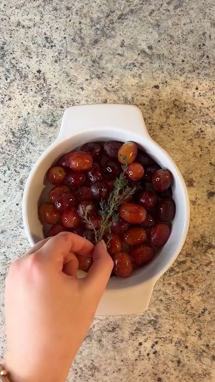Step 1.3: Add a pinch of salt, olive oil, apple syrup, and a sprig of thyme