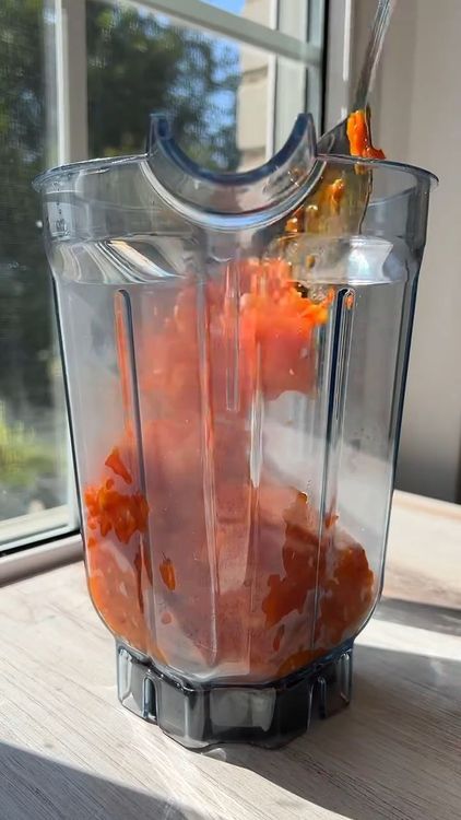 Step 1.1: Transfer the mixture to a blender and blend until smooth