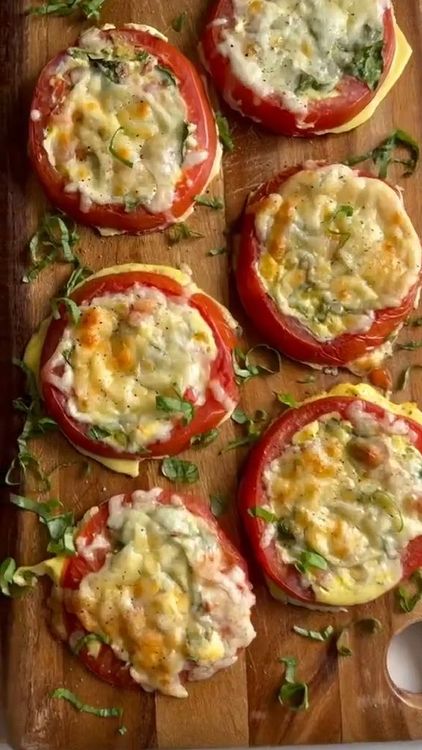 Low Carb Cheesy Tomato Slices recipe