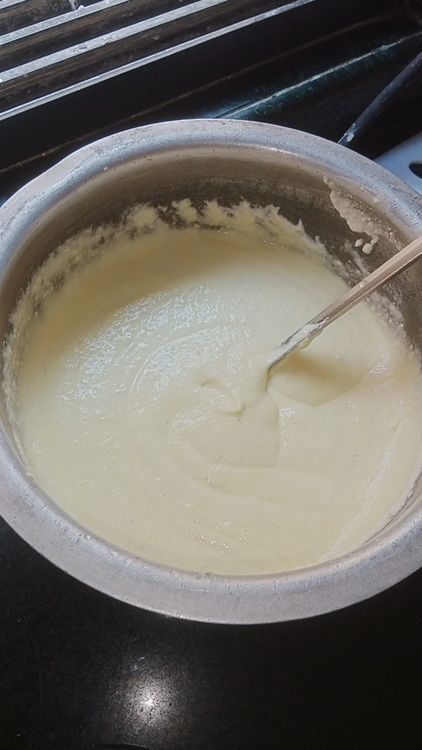 Step 1.1: Prepare the moong dal batter and ferment over night