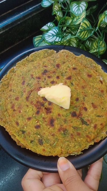 Step 1.1: Serve hot with white butter, yogurt, pickle, or any curry of your choice
