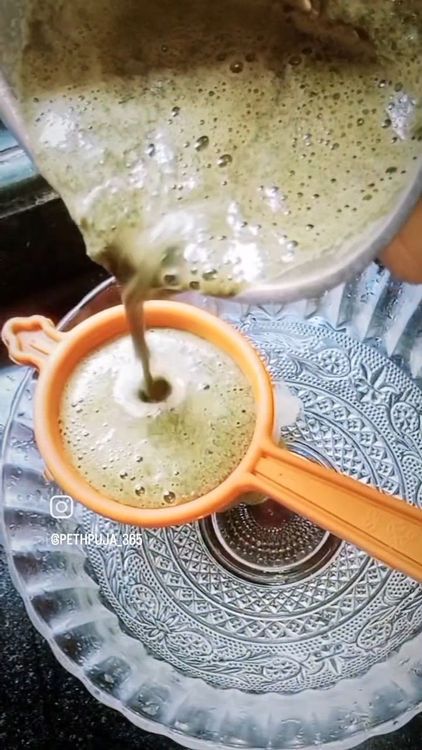 Step 1.2: Wash mint leaves thoroughly