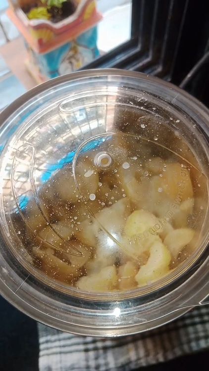 Step 1.1: Transfer the amlas to grind with 1/4 cup water