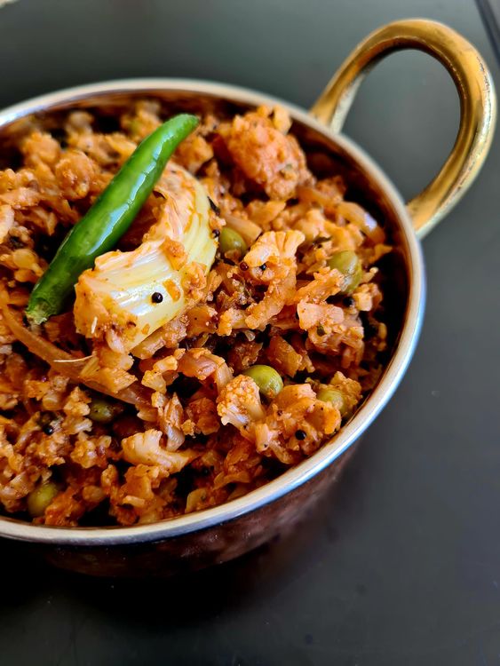 Minced Cauliflower (Gobi Keema) recipe