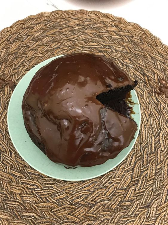 AIRFRYER CHOCOLATE CAKE  recipe