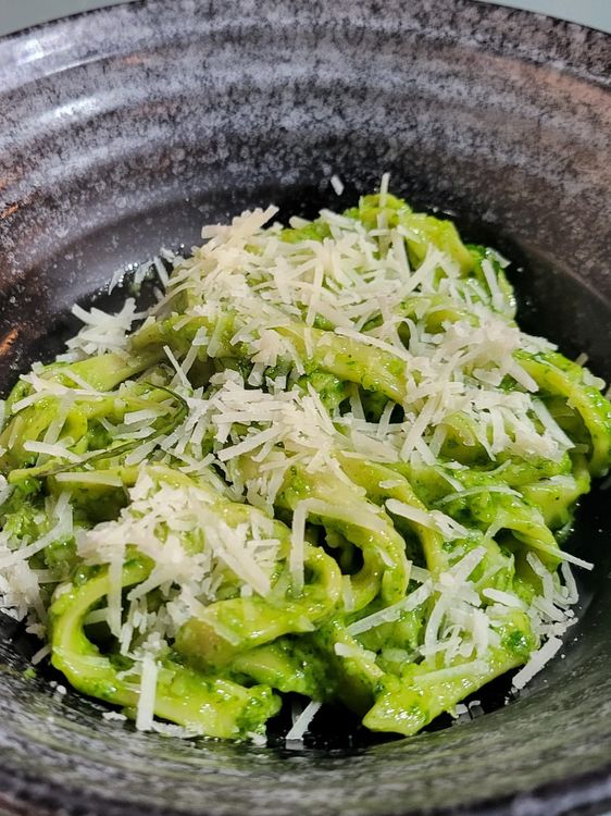Step 3.1: Garnish with the grated parmesan cheese
