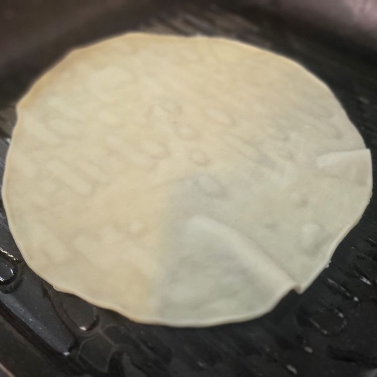 Step 1.1: Heat a griddle pan on very low heat