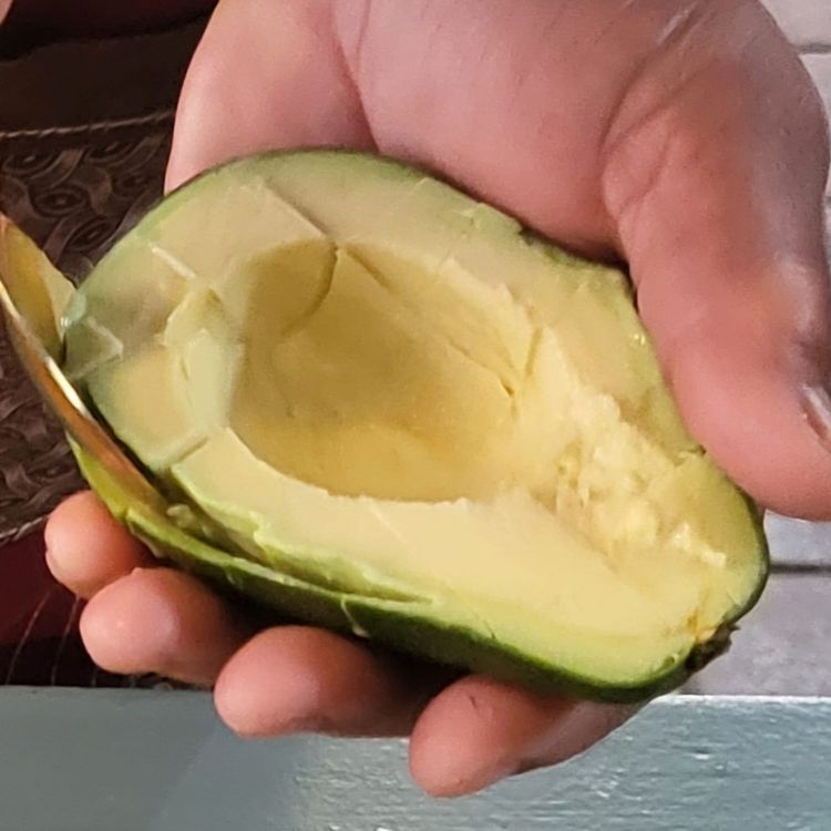 Step 2.1: Place the avocado cubes into a bowl and pour the freshly squeezed lemon juice over