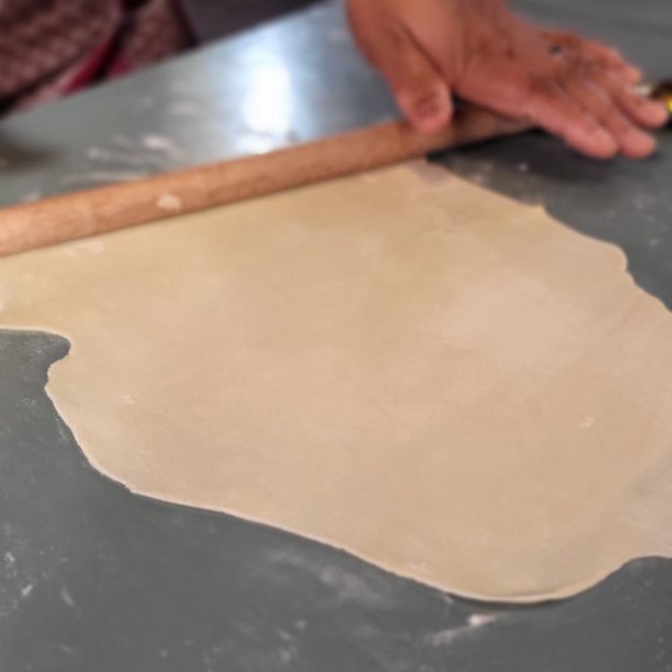 Step 1.1: Once your dough is smooth, divide it into equal round balls