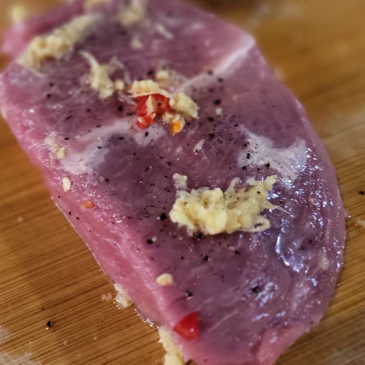 Step 1.1: Place the bavette steak into a flat dish