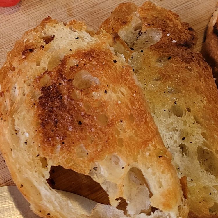 Step 1.1: Once they are all toasted on both sides, remove from the pan and set aside