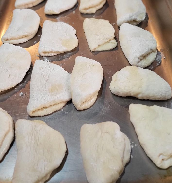 Step 1.1: Divide the dough into small balls