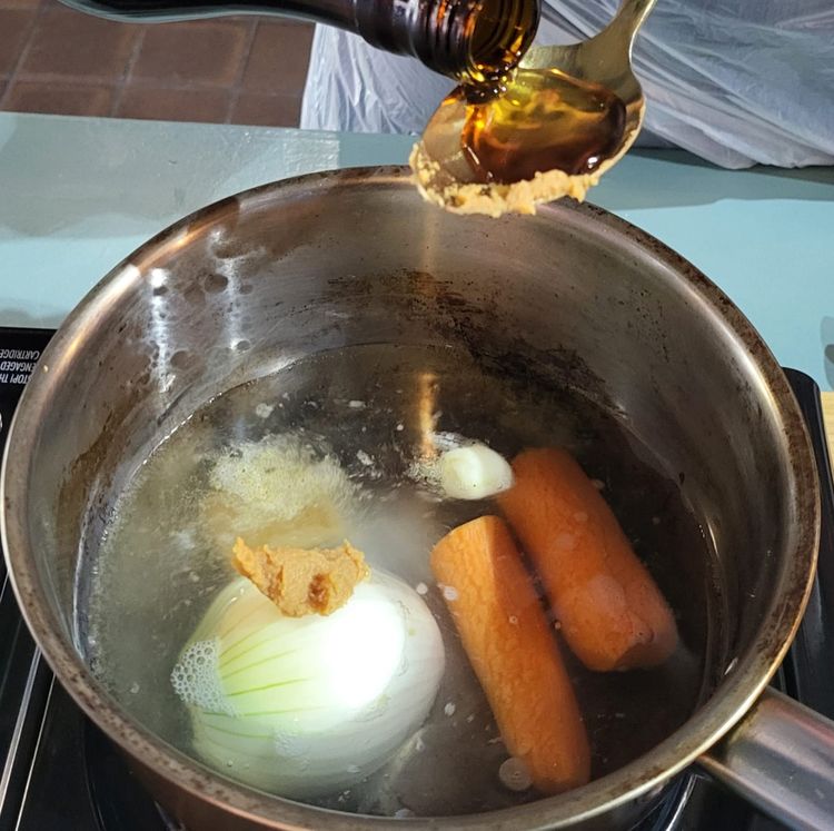 Step 1.2: Add all the ingredients into a stock pot, bring to a boil, then simmer for 20–30 minutes