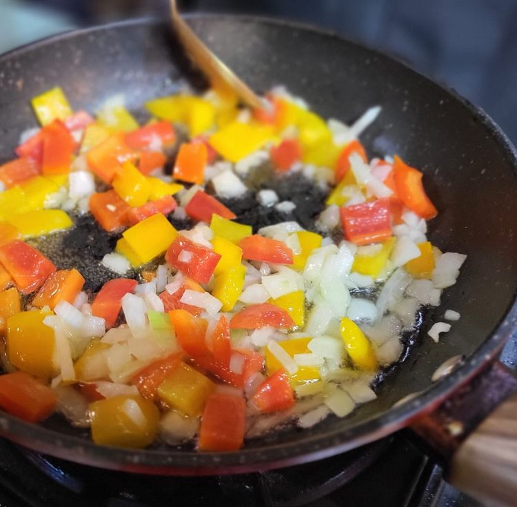 Step 1.2: Heat a medium pot