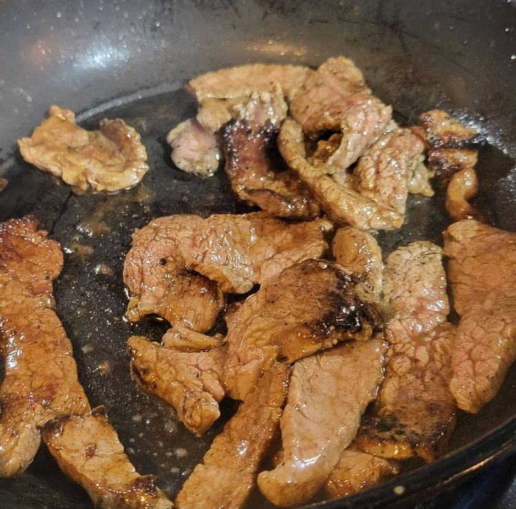 Step 1.2: Heat a griddle pan to smoking hot