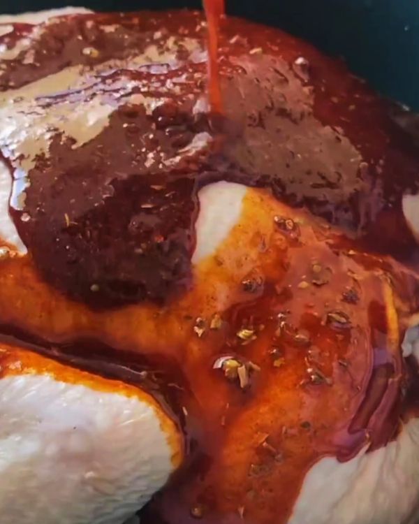 Step 1.1: Rub the marinade generously all over the chicken, ensuring it's evenly coated