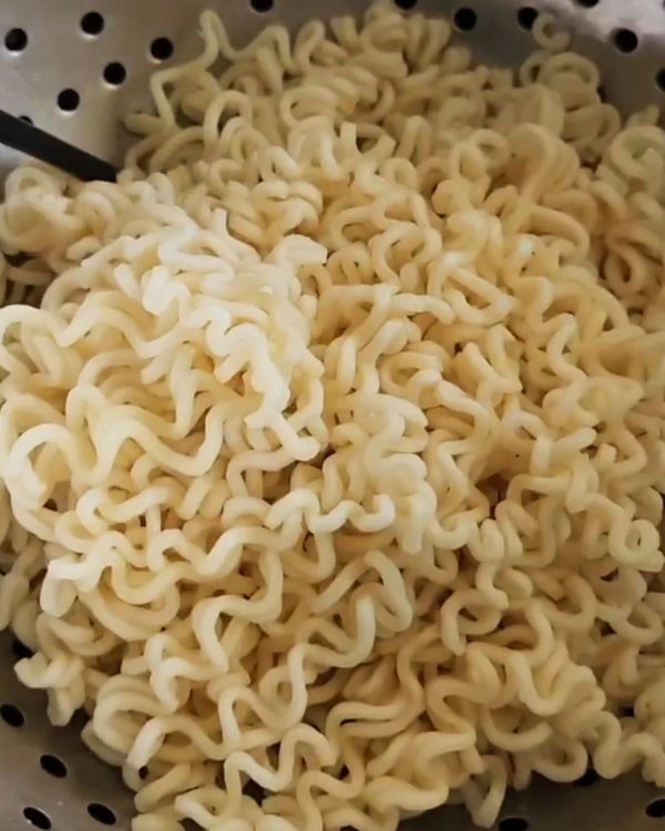 Step 1.1: Boil the Noodies noodles according to package instructions