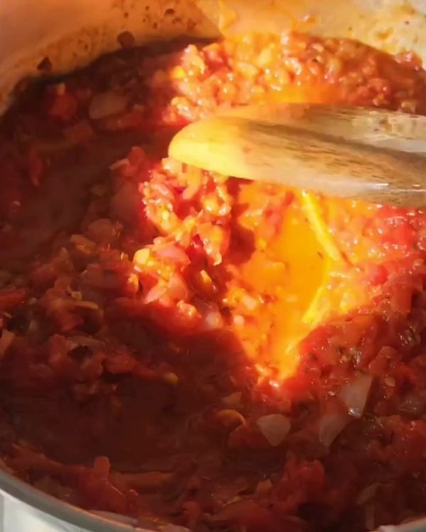Step 2.1: Add the parboiled lentils along with the garam masala, turmeric, and cayenne pepper