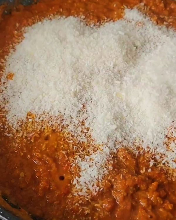 Step 4.1: Transfer the mixture to a blender and puree until smooth, then return the sauce to the pan