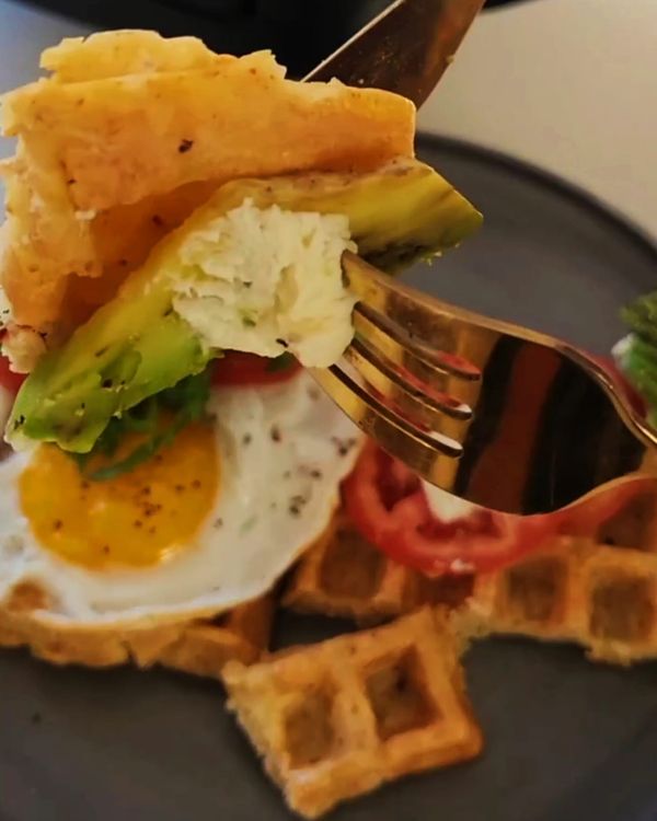 Savory Potato Waffle recipe