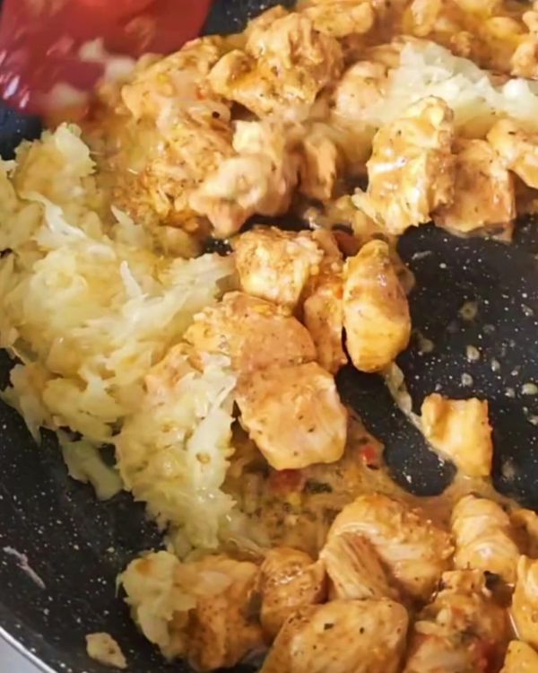 Step 2.1: In a large skillet over medium heat, add the olive oil or butter