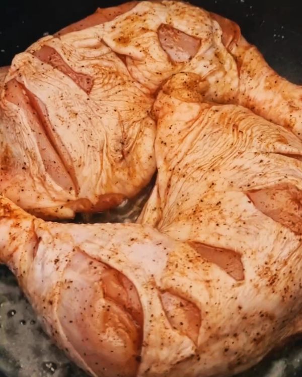 Step 3.1: Turn on the pressure cooker and set to Sauté Mode (P5)