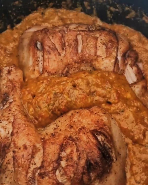 Step 5.1: Return the browned chicken to the pot