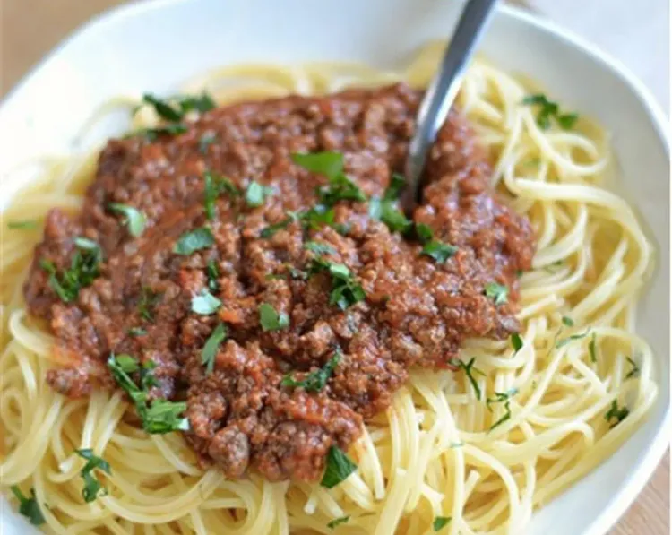 Step 4.1: Serve with spaghetti and enjoy