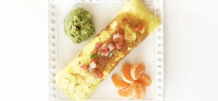 Step 1.1: Carefully roll the burrito up and transfer to a plate