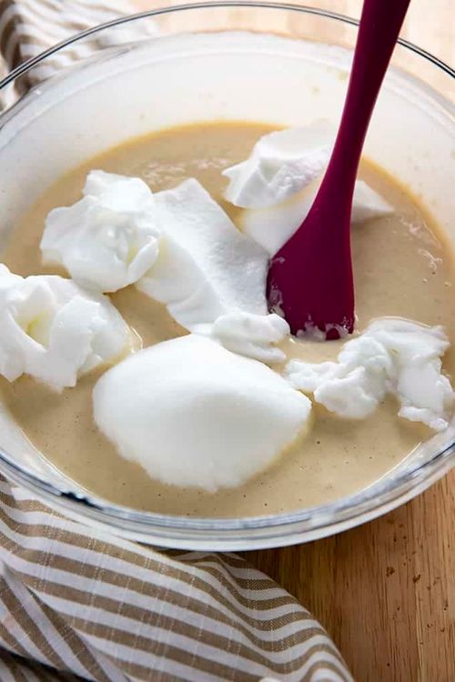 Step 3.1: In a medium bowl, beat the egg whites with a hand mixer until stiff peaks form