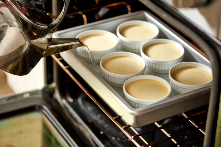 Step 1.1: Bake at 120°C for 30-45 minutes using the steam bake method