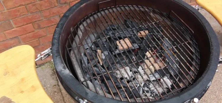 Step 2.1: Once the smoker is ready, set the pan on the cooking grate and monitor the internal temperature