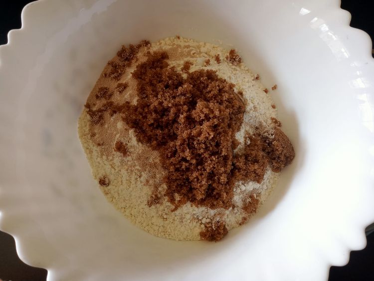Step 1.1: Mix al the dry ingredients