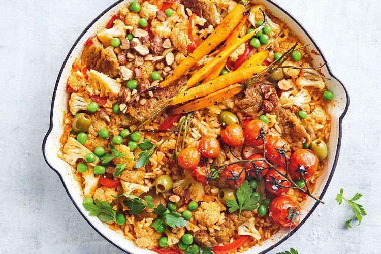Easy Vegetarian Paella recipe