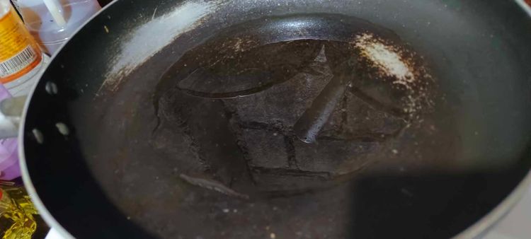 Step 1.1: Heat canola oil in a pan