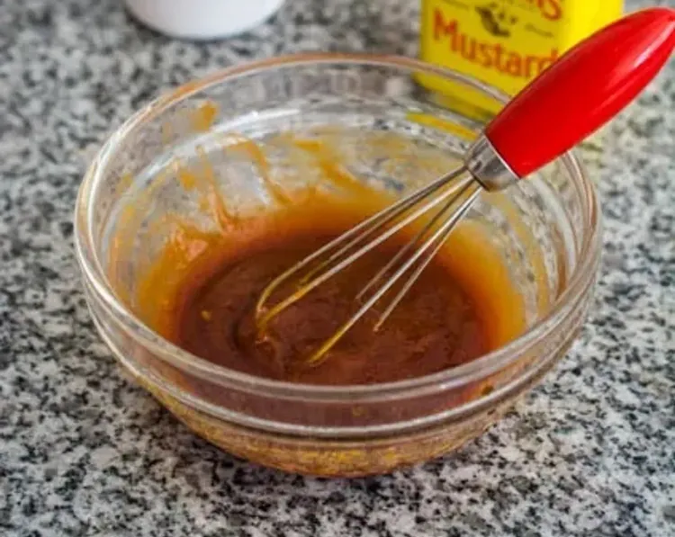 Step 3.1: In a small bowl, mix ketchup, Worcestershire sauce, oyster sauce, and dry mustard