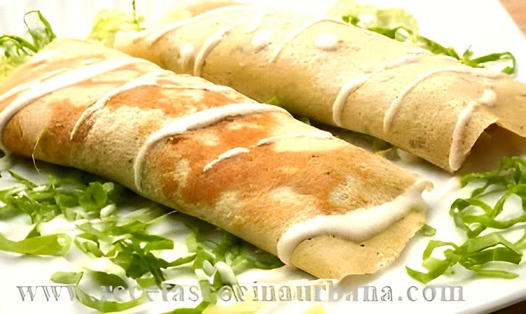 Crepes with Leek Filling recipe