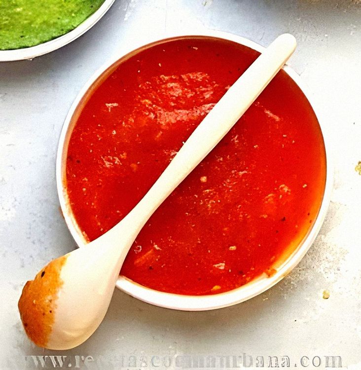 Two Mexican Salsas: Chil-Tomato Salsa and Cilantro Jalapeño Salsa recipe