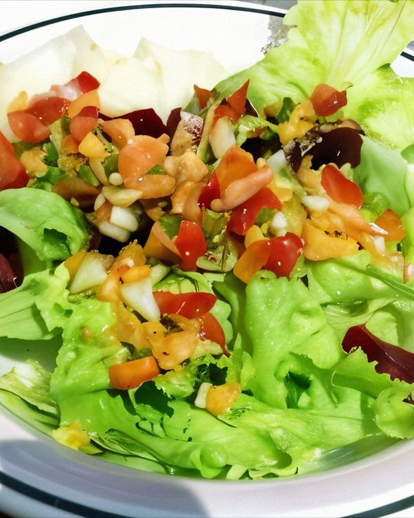 Fresh and Easy Salad to Accompany Meat recipe