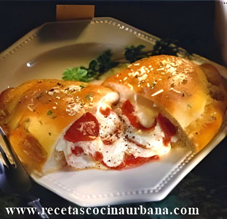 Ham, Mozzarella, and Olive Calzone recipe