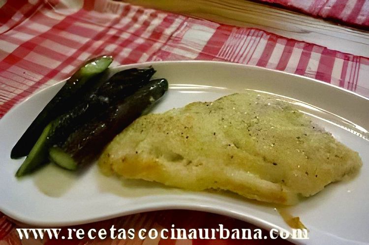 Peppered Hake with Asparagus recipe