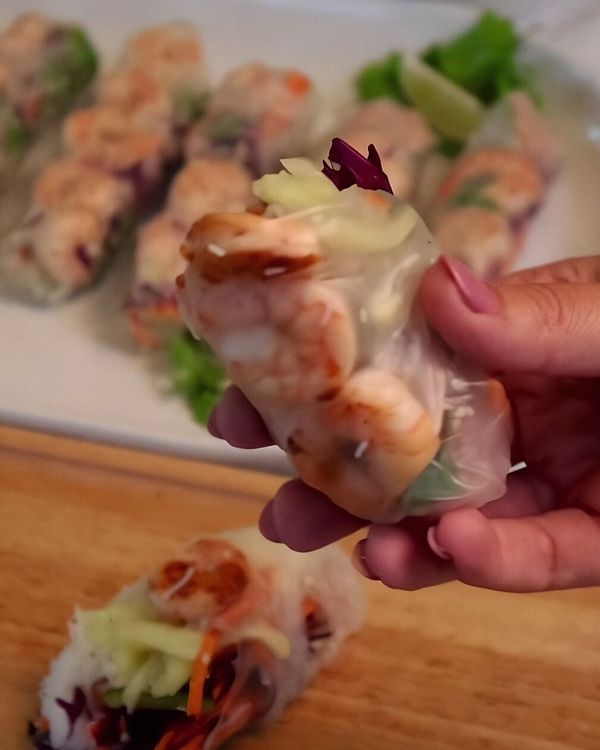 Vietnamese Inspired Spring Rolls recipe