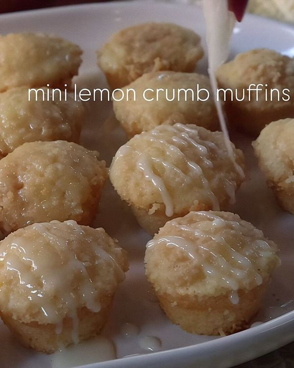 Mini Lemon Crumb Muffins recipe