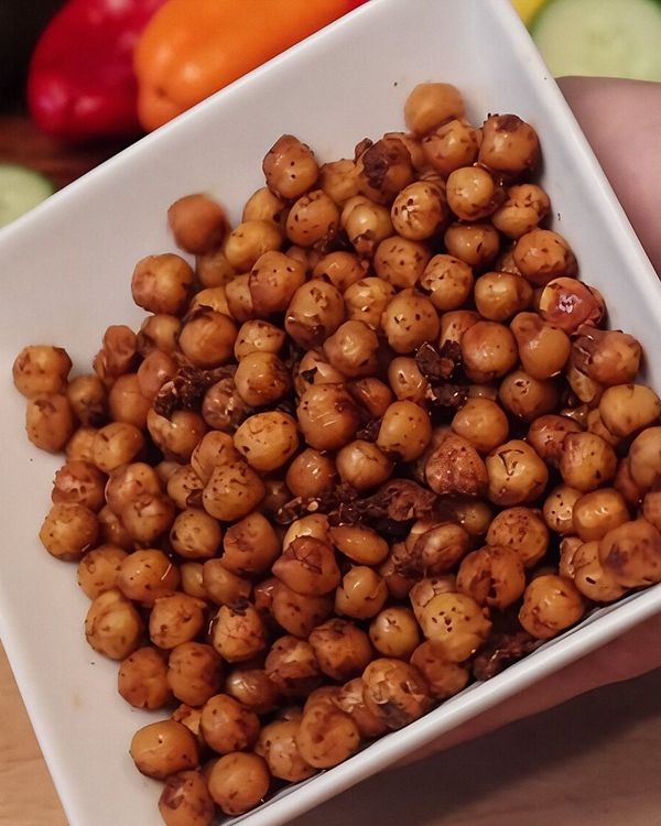 Easy Greek Roasted Chickpeas recipe