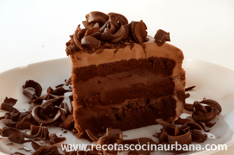 Chocolate Sponge Cake Filled with Mousse recipe