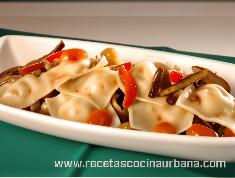 Ravioli with Mediterranean Sauce recipe
